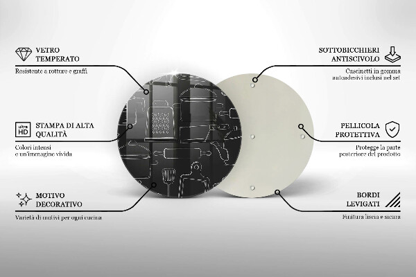 Glas Herdabdeckplatte Cartoon-Küchenzubehör