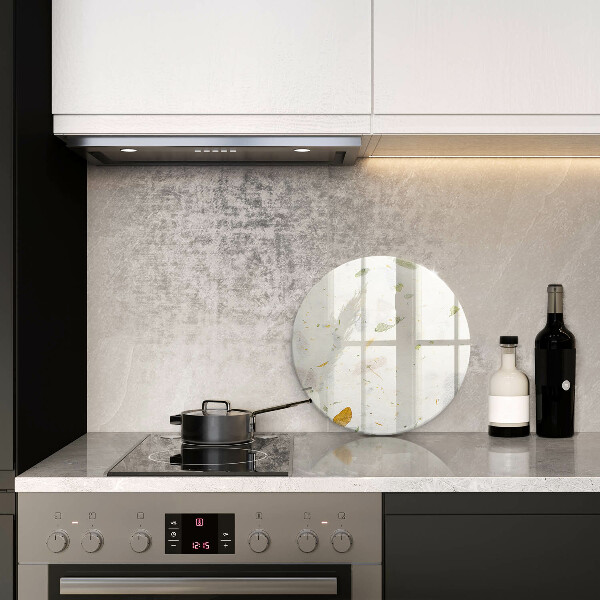 Glas Herdabdeckplatte Fallende Blätter