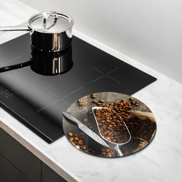 Glas Ceranfeldabdeckung Spritzschutz Kaffeebohnen
