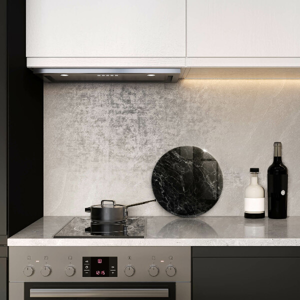 Glas Ceranfeldabdeckung Spritzschutz Eleganter Marmor