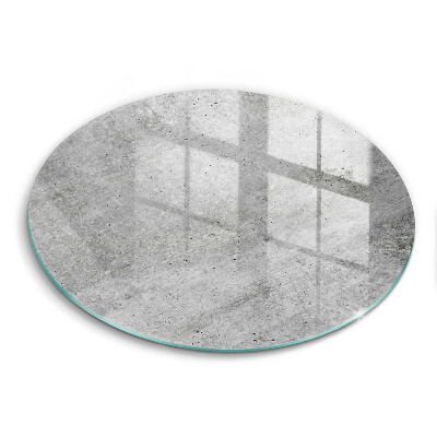 Glas Herdabdeckplatte Betonstruktur