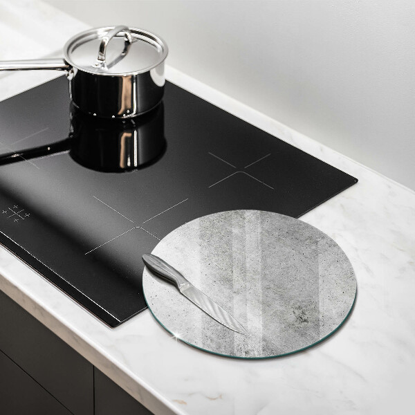 Glas Herdabdeckplatte Betonstruktur