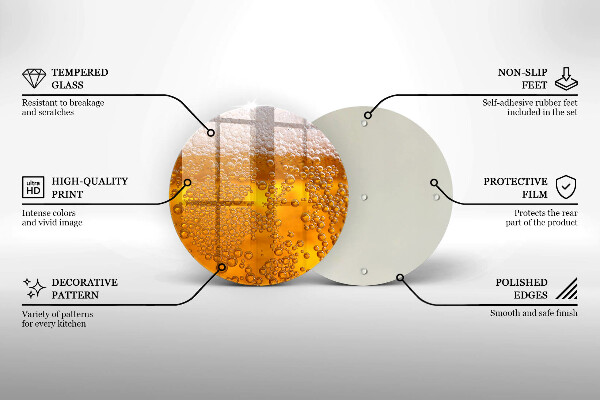 Glas Herdabdeckplatte Bierschaum trinken