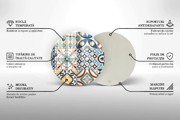 Glas Ceranfeldabdeckung Dekorative Fliesen