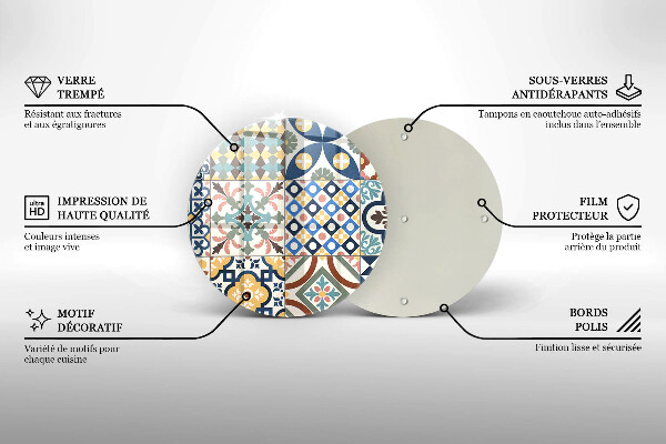 Glas Ceranfeldabdeckung Dekorative Fliesen