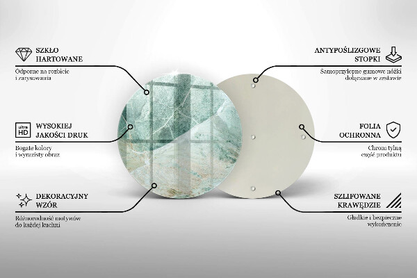 Glas Ceranfeldabdeckung Steinstruktur