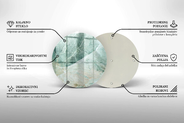 Glas Ceranfeldabdeckung Steinstruktur