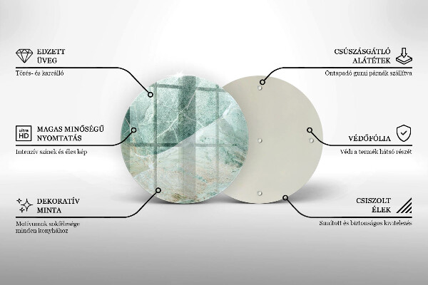 Glas Ceranfeldabdeckung Steinstruktur