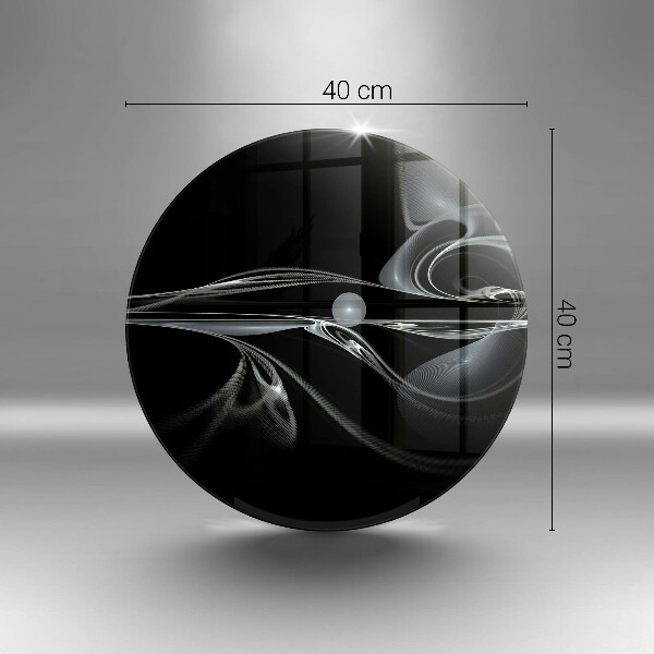 Glas Herdabdeckplatte Moderne Abstraktion