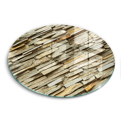 Glas Herdabdeckplatte Dekorative Steine