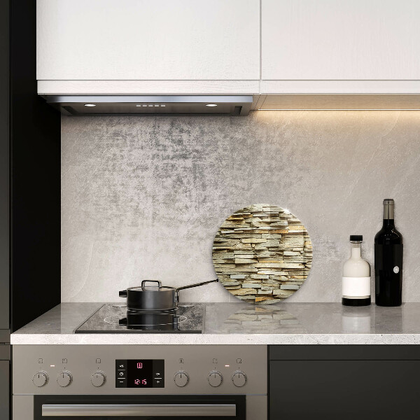Glas Herdabdeckplatte Dekorative Steine