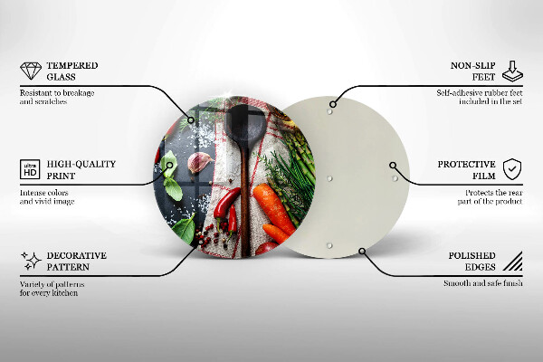 Glas Herdabdeckplatte Küchenessen