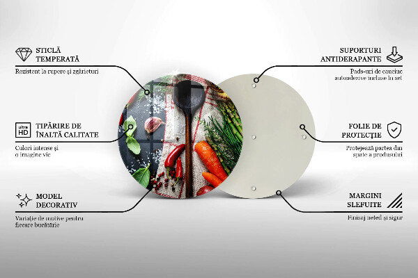 Glas Herdabdeckplatte Küchenessen