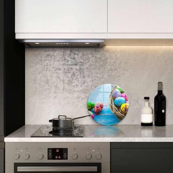 Glas Ceranfeldabdeckung Spritzschutz Ostereier Ostereier