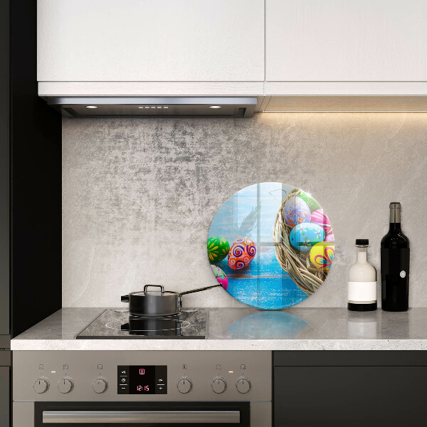Glas Ceranfeldabdeckung Spritzschutz Ostereier Ostereier