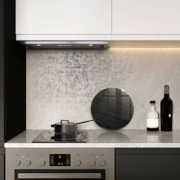 Glas Ceranfeldabdeckung Spritzschutz Steinstruktur