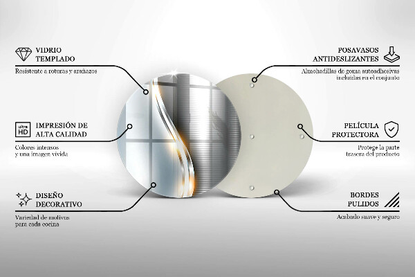 Glas Ceranfeldabdeckung Metallkunst