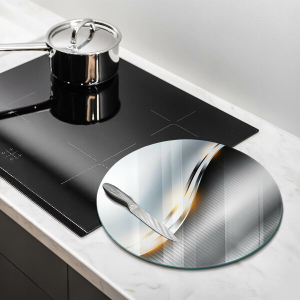 Glas Ceranfeldabdeckung Metallkunst