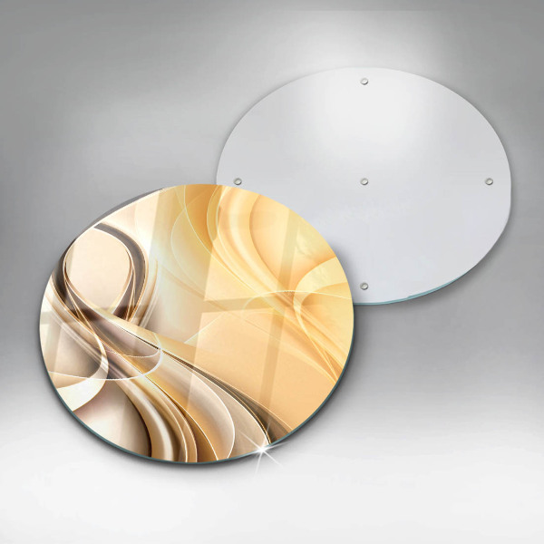 Glas Ceranfeldabdeckung Rauchabstraktion