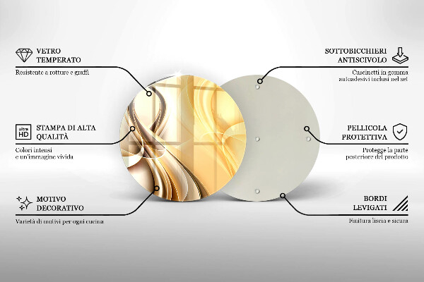 Glas Ceranfeldabdeckung Rauchabstraktion
