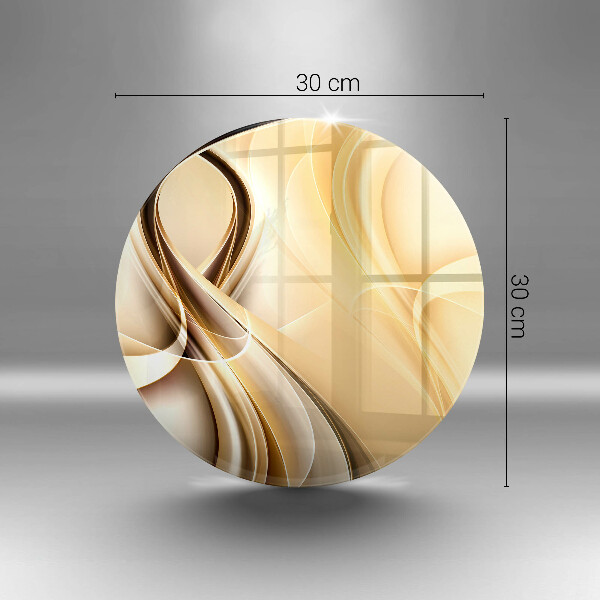 Glas Ceranfeldabdeckung Rauchabstraktion