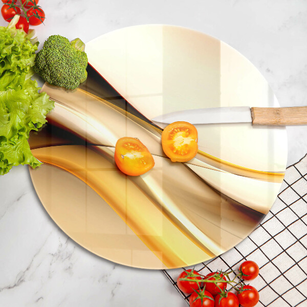 Glas Ceranfeldabdeckung Abstrakte Rauchlinien