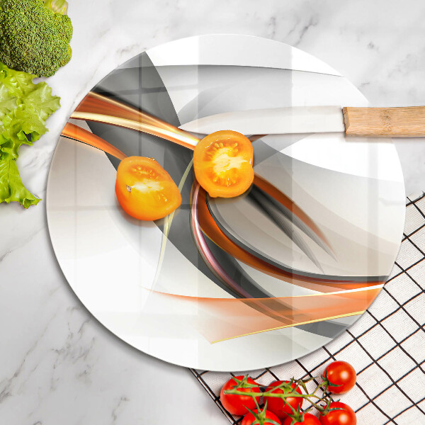 Glas Herdabdeckplatte Moderne Formen