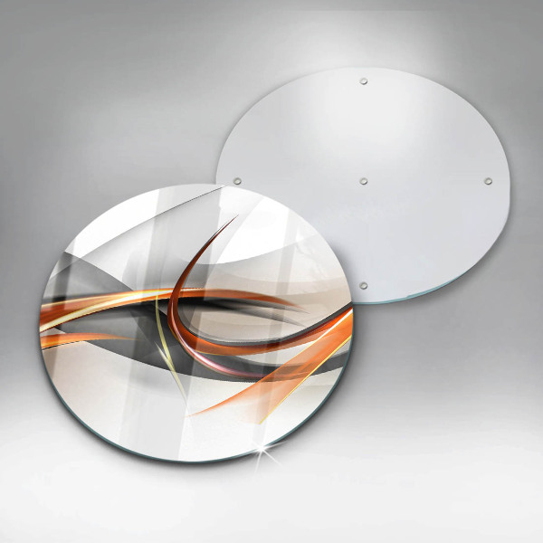 Glas Herdabdeckplatte Moderne Formen