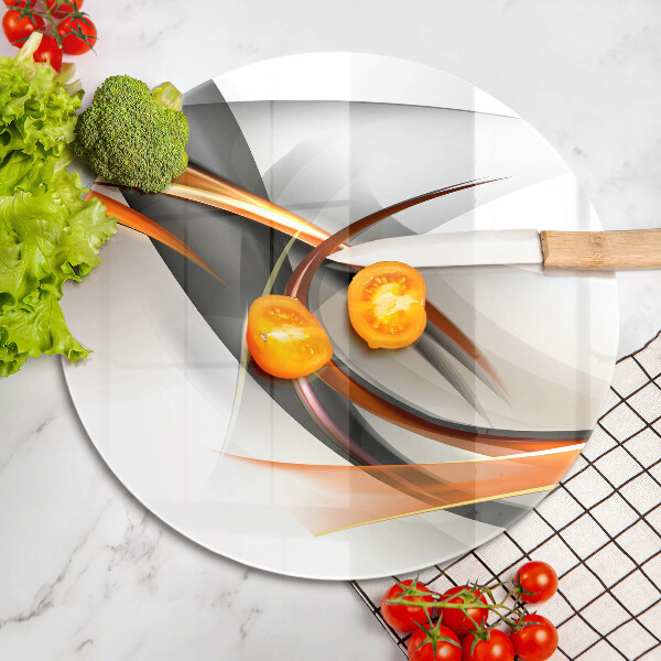 Glas Herdabdeckplatte Moderne Formen