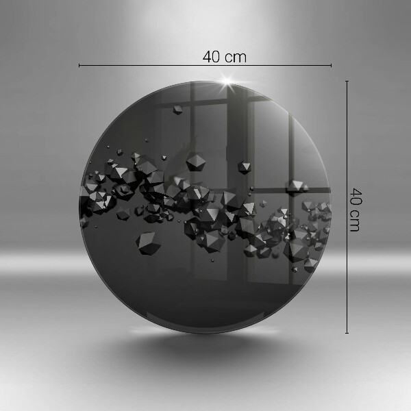 Glas Ceranfeldabdeckung Abstraktion von 3D-Formen