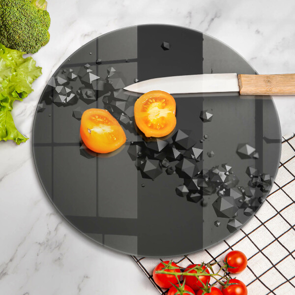 Glas Ceranfeldabdeckung Abstraktion von 3D-Formen