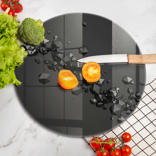 Glas Ceranfeldabdeckung Abstraktion von 3D-Formen