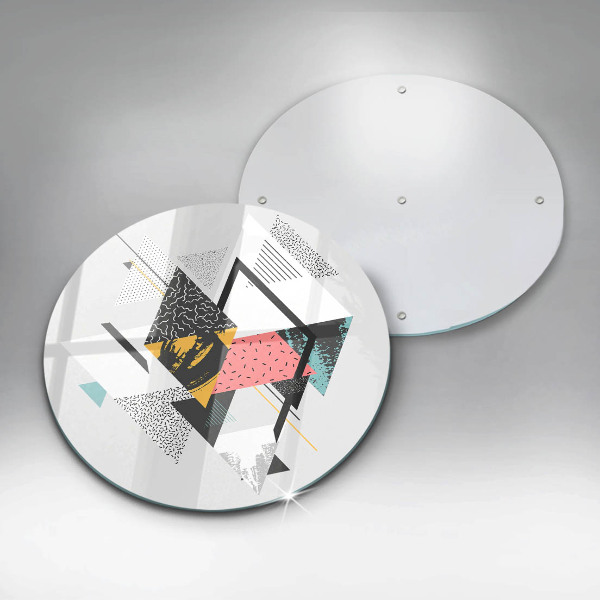 Glas Ceranfeldabdeckung Abstrakte Dreiecke