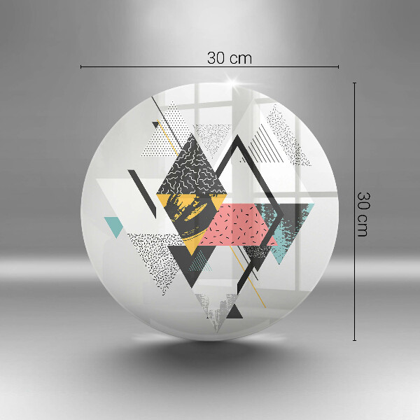 Glas Ceranfeldabdeckung Abstrakte Dreiecke