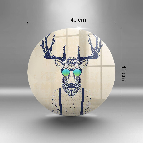 Glas Ceranfeldabdeckung Hirschmann-Illustration