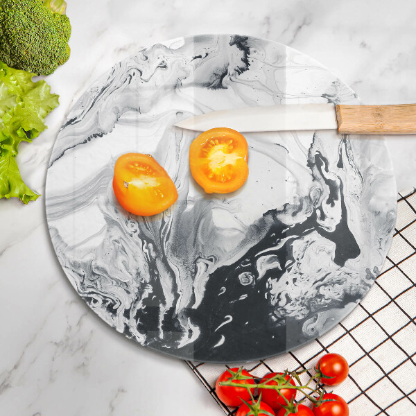 Glas Ceranfeldabdeckung Tintenabstraktion