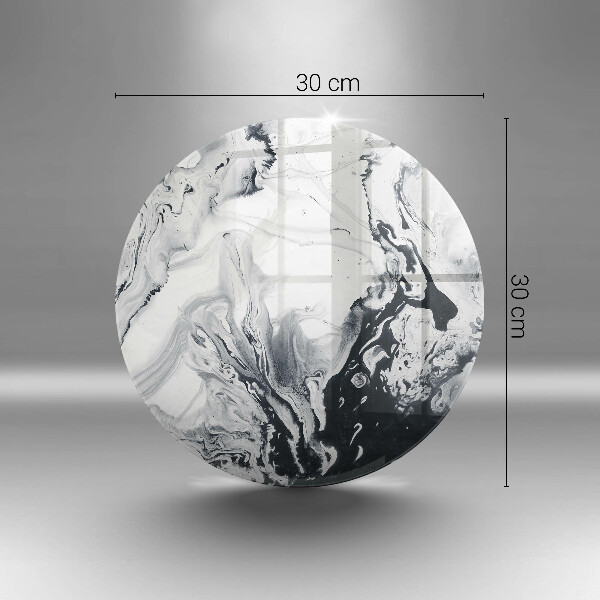 Glas Ceranfeldabdeckung Tintenabstraktion