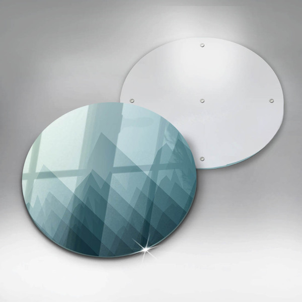 Glas Ceranfeldabdeckung Abstrakte Berge