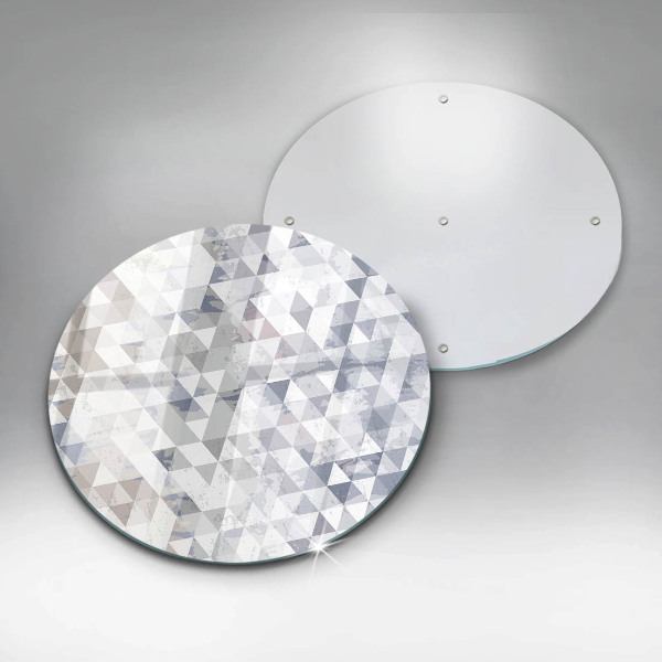 Glas Ceranfeldabdeckung Spritzschutz Dreiecksmuster