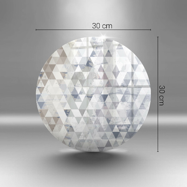 Glas Ceranfeldabdeckung Spritzschutz Dreiecksmuster