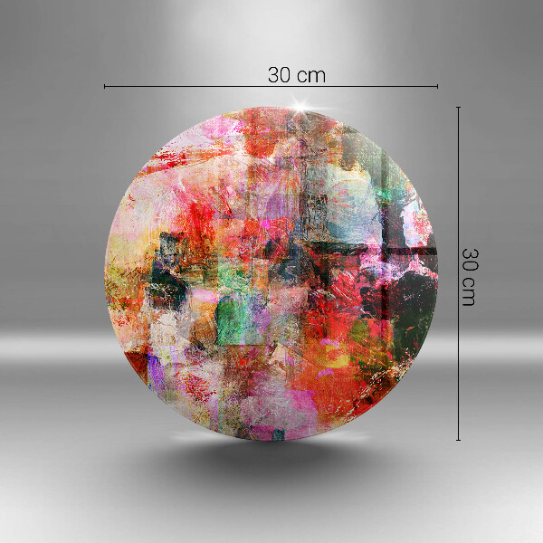 Glas Herdabdeckplatte Abstraktion malen