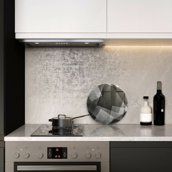 Glas Herdabdeckplatte Geometrische Abstraktion