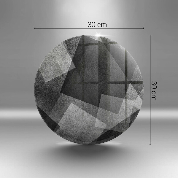 Glas Herdabdeckplatte Geometrische Abstraktion
