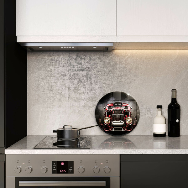 Glas Ceranfeldabdeckung Altes Auto