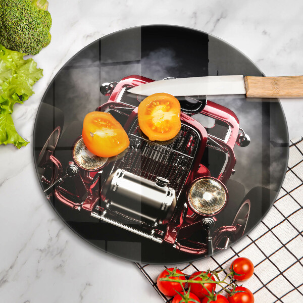 Glas Ceranfeldabdeckung Altes Auto