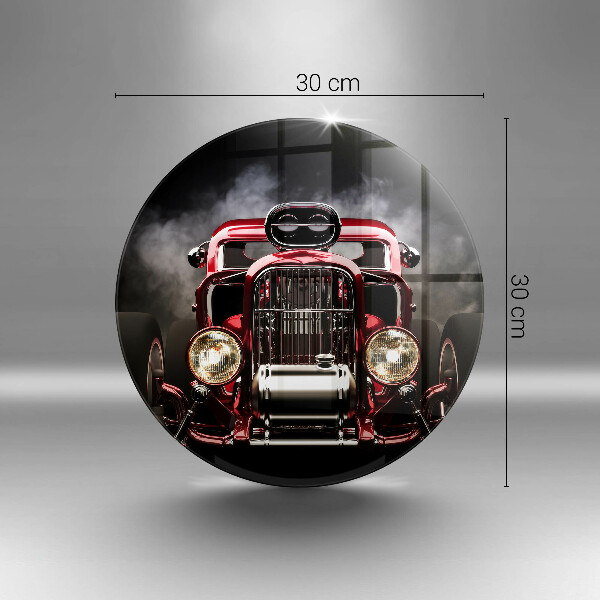 Glas Ceranfeldabdeckung Altes Auto