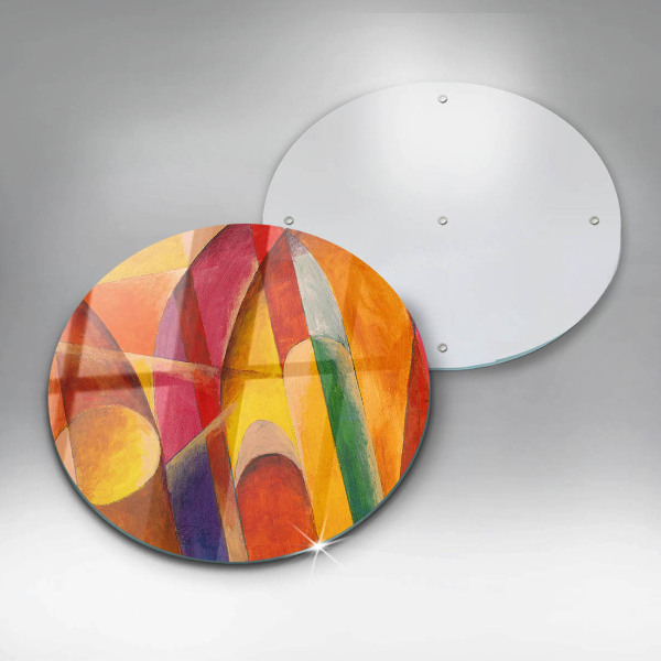 Glas Ceranfeldabdeckung Bunte Abstraktion