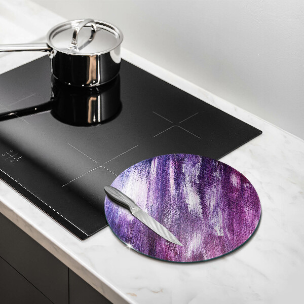 Glas Ceranfeldabdeckung Spritzschutz Abstraktion malen