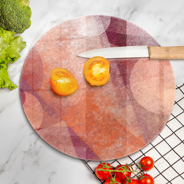 Glas Ceranfeldabdeckung Spritzschutz Abstrakte Kunst