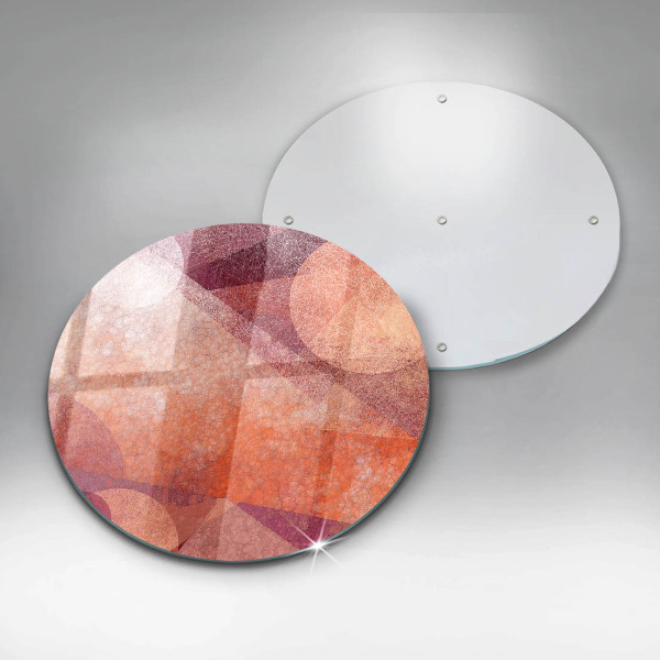 Glas Ceranfeldabdeckung Spritzschutz Abstrakte Kunst